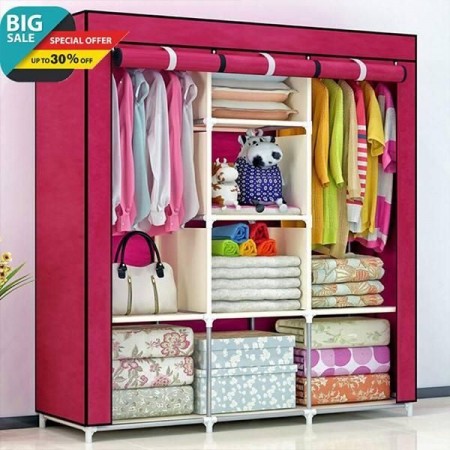 Storage Closet Organizer Wardrobe